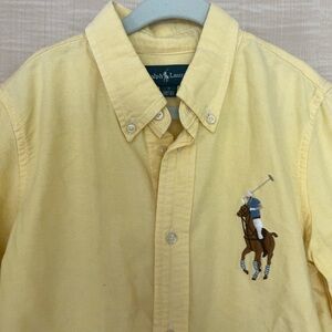 Boy’s Ralph Lauren Yellow Casual Button Down Shirt